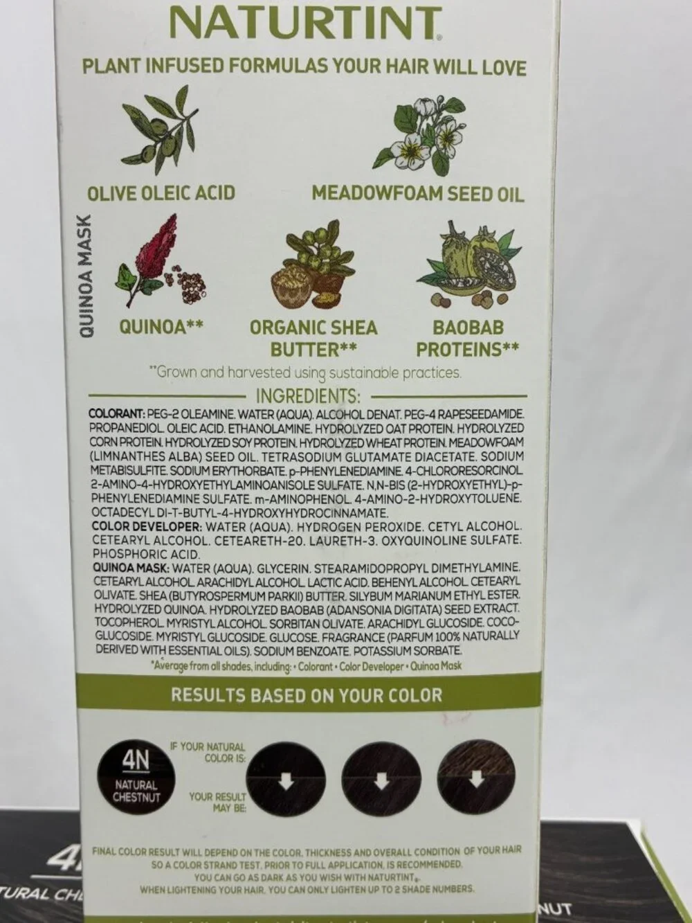 Naturtint 4N Permanent Hair Color Gel Natural Chestnut Brown 3 Pack EXP 012030